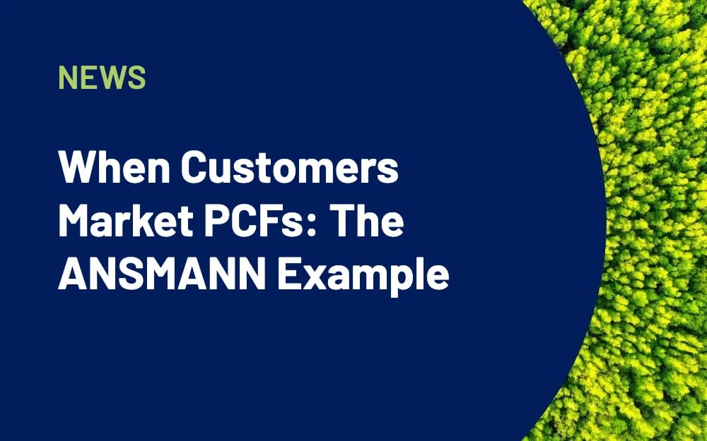 When customers market PCFs themselves: the ANSMANN example