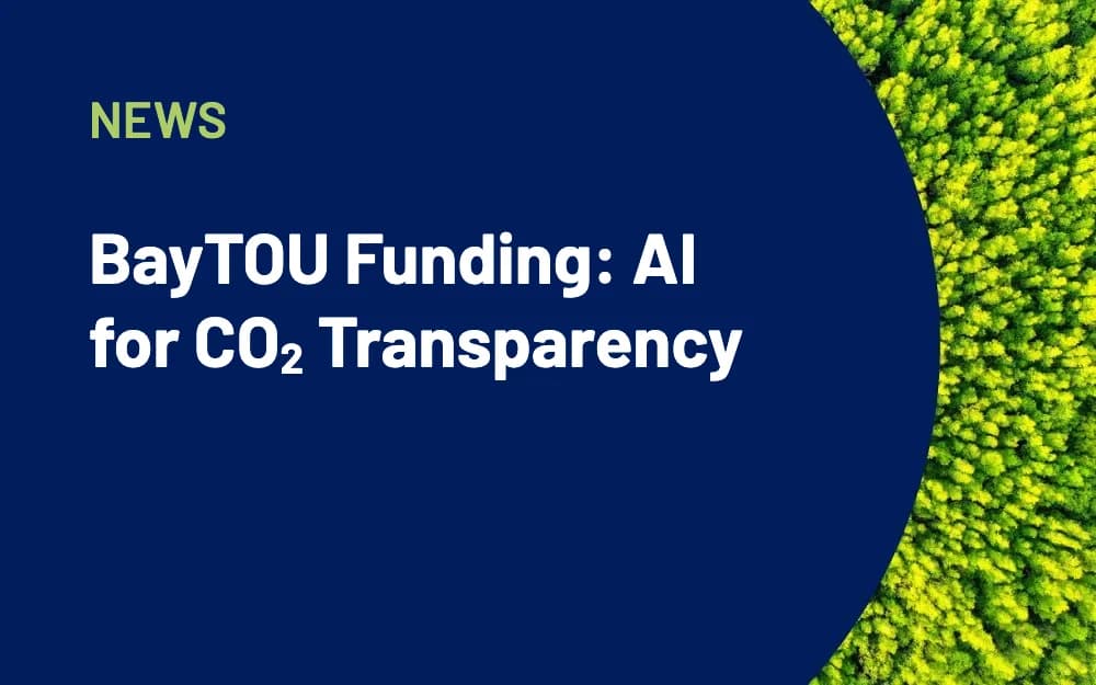 Telusio receives BayTOU funding – AI for CO₂ transparency and Product Carbon Footprints
