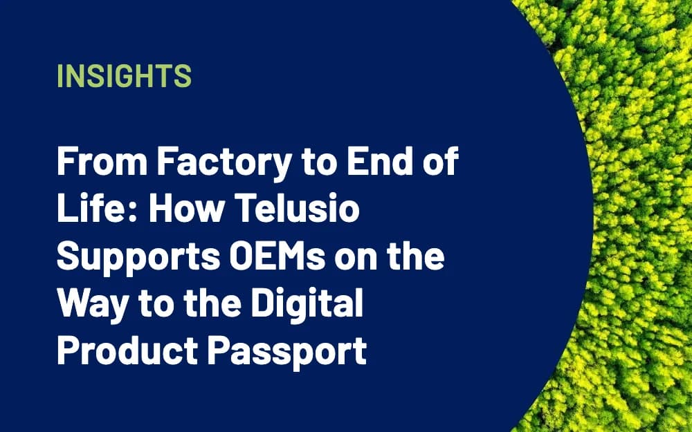Telusio in conversation with LECTURA: PCF calculation and the digital product passport for OEMs in the construction industry