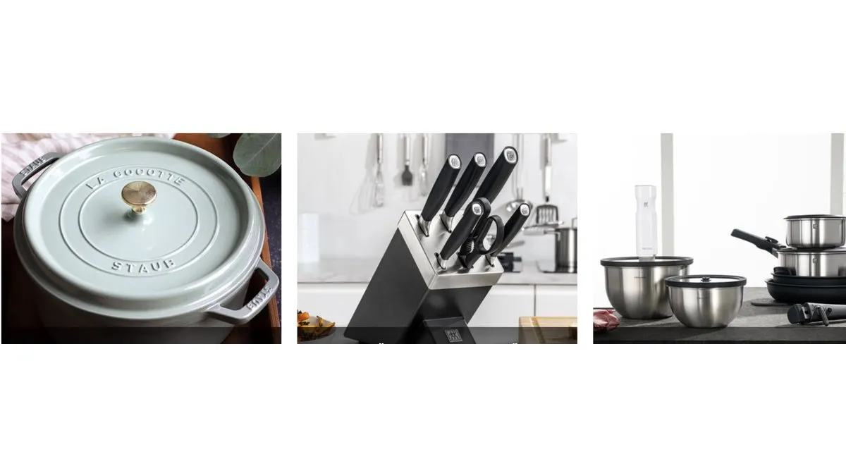Zwilling Produkte: Bräter, Messerblock und Töpfe
