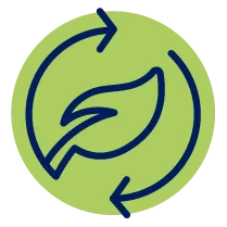 Icon on sustainability in business