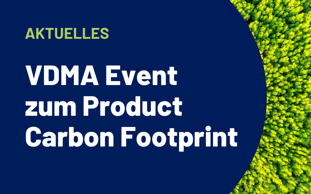 VDMA Event zum Product Carbon Footprint