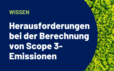 Herausforderungen bei der Berechnung von Scope 3-Emissionen