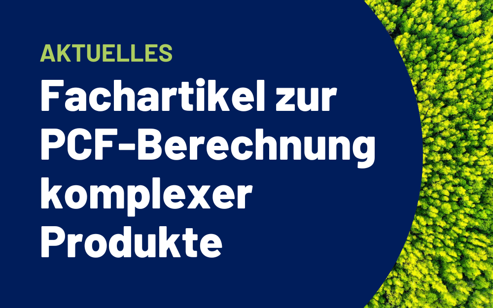 Fachartikel zur PCF-Berechnung komplexer Produkte