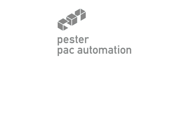 Logo von pester pac automation, Kunde von Telusio