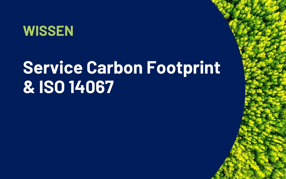 Service Carbon Footprint & ISO 14067